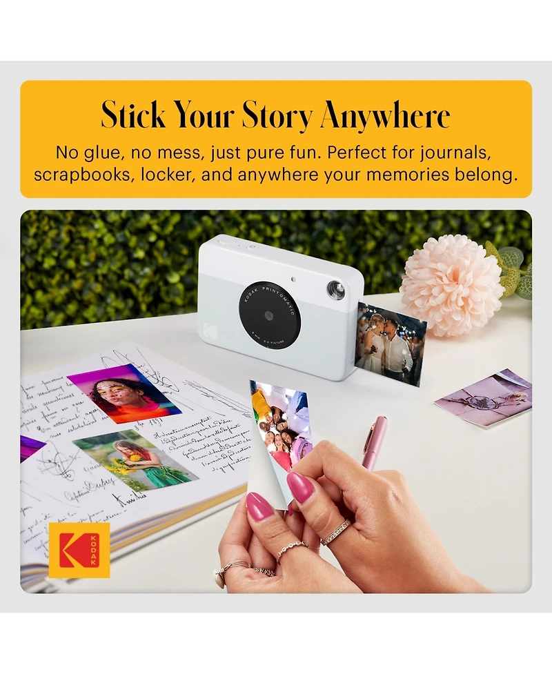 Kodak Printomatic Instant Print Camera, Prints on 2x3" Photo Paper