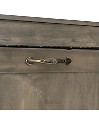 Streamdale Furniture Murphy Bed with Led Light, Foldable Cabinet