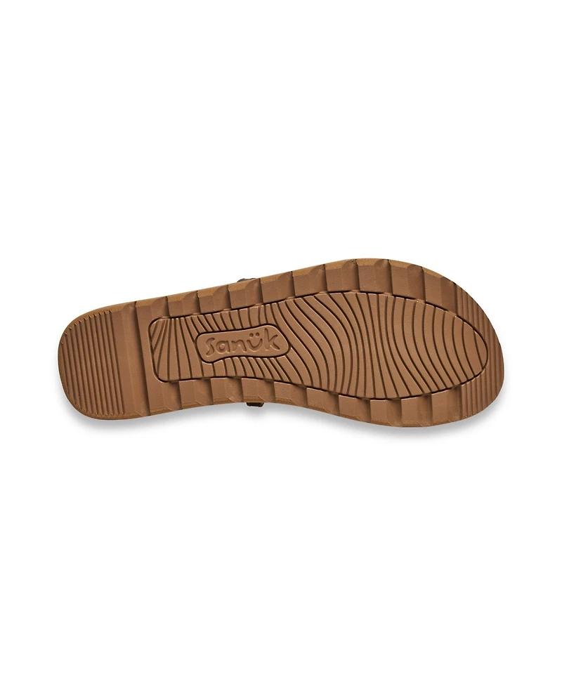 Sanuk Women Yoga Strappy Leather Sandals