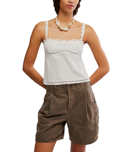 Free People Women's Viscose Little Love Tank Top