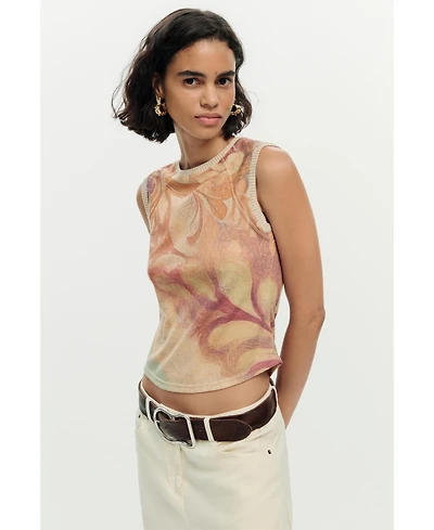 Desigual Women's Sleeveless Knit T-shirt