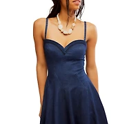 Free People Women's Another Season Sweetheart Neck Midi Dress