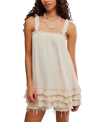 Free People Women's Cotton-Blend Spring Tide Tunic Top
