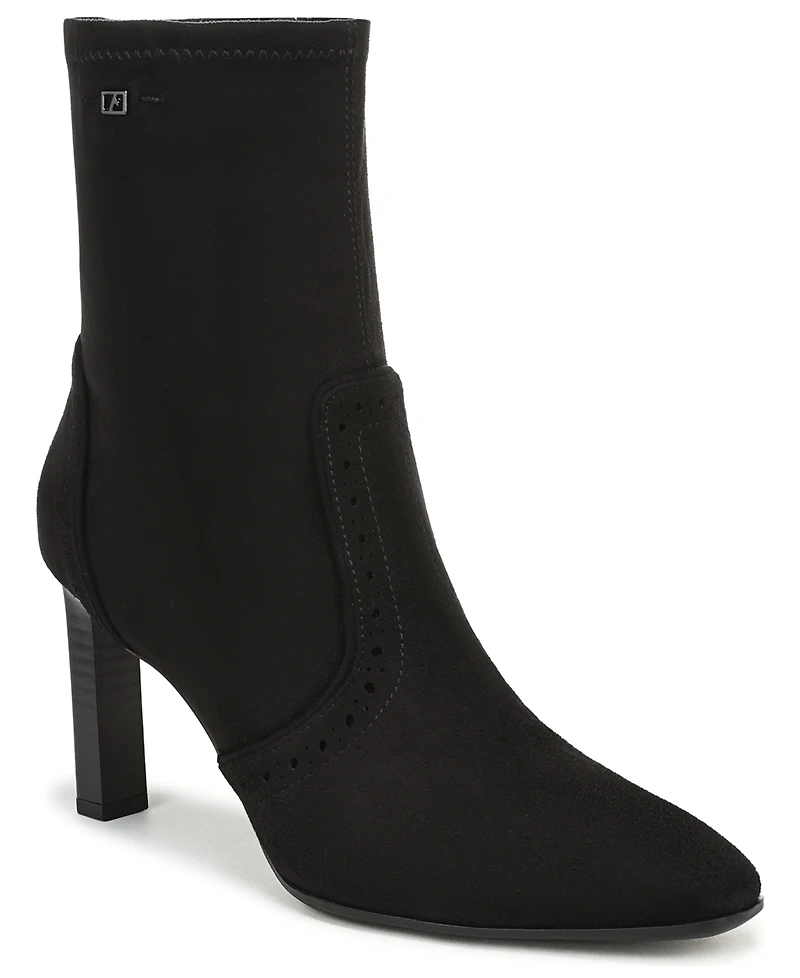 Franco Sarto Women's Delani Square Toe Zip Short Boots