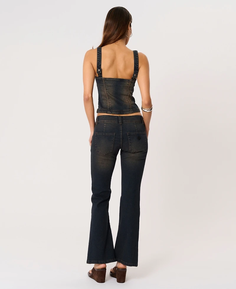 Abrand Women's 00 Bowie Kick-Flare Jeans