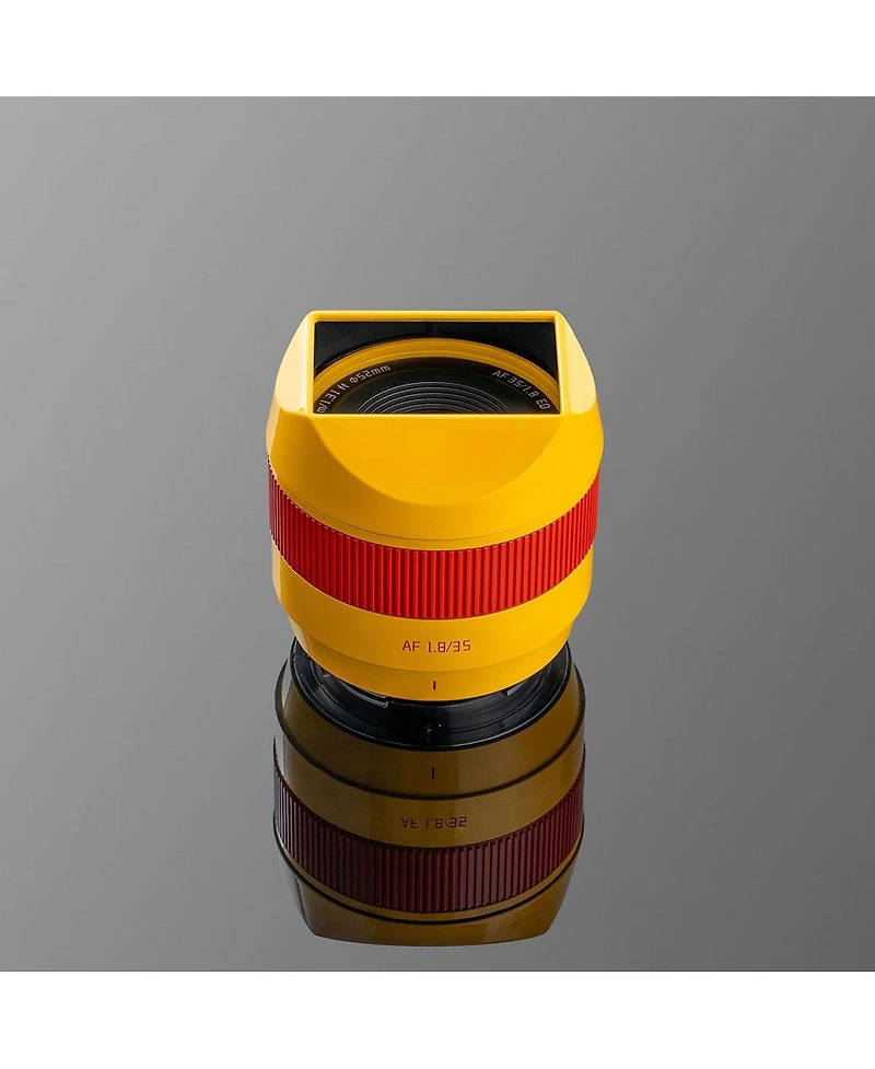 TTArtisan Af 35mm f/1.8 Lens for Fujifilm X Mount, Orange Limited Edition