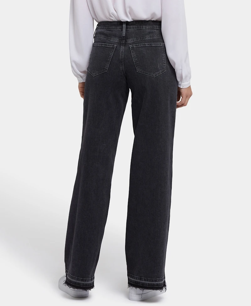 Nydj Women's Teresa Wide-Leg Jeans with Released Hems