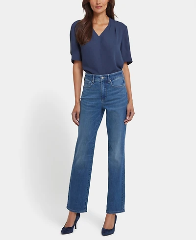 Nydj Women's High-Rise Marilyn Straight Jeans