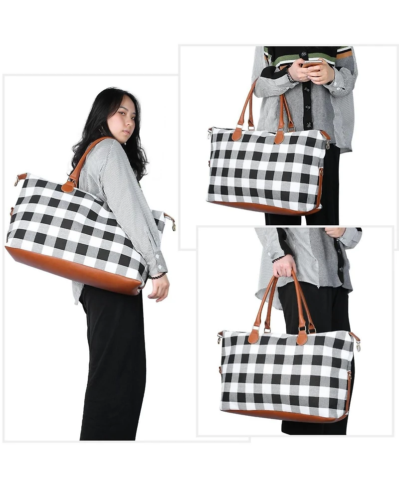 Urtala Women Duffle Bag Travel Luggage Weekend Overnight Tote Shoulder Handle Bag