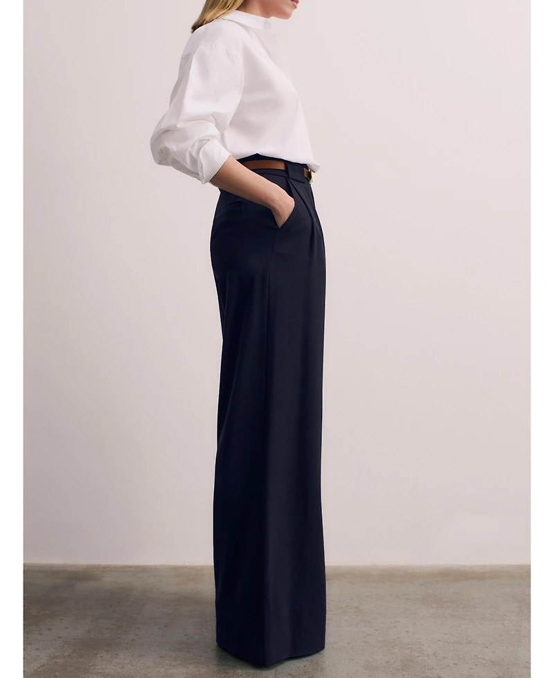 The Fold Women's Lyon Clever Crepe Pants