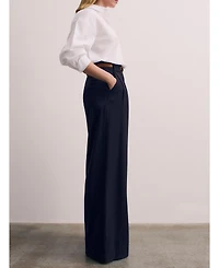 The Fold Women's Lyon Clever Crepe Pants