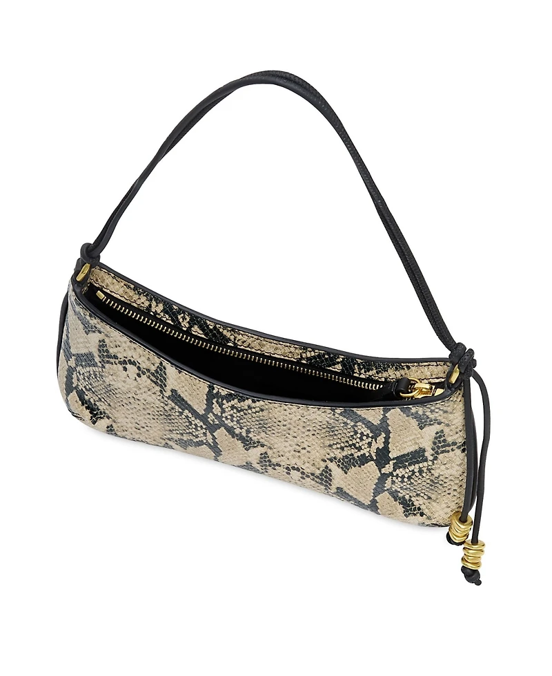 Rebecca Minkoff Reina Snake Print Small Shoulder Handbag