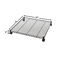 DormCo Suprima Rolling Underbed Square Shelf