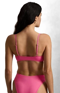 Polo Ralph Lauren Women's Embroidered Pony Bikini Swimsuit Top
