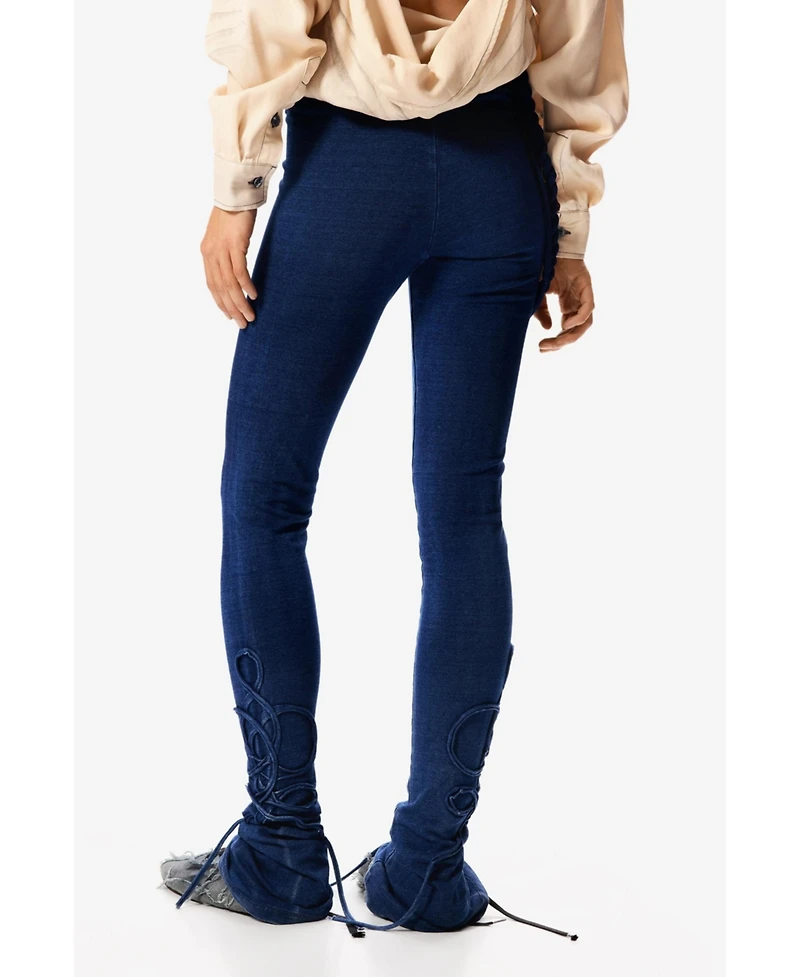 Desigual Women's Long Knit Trousers