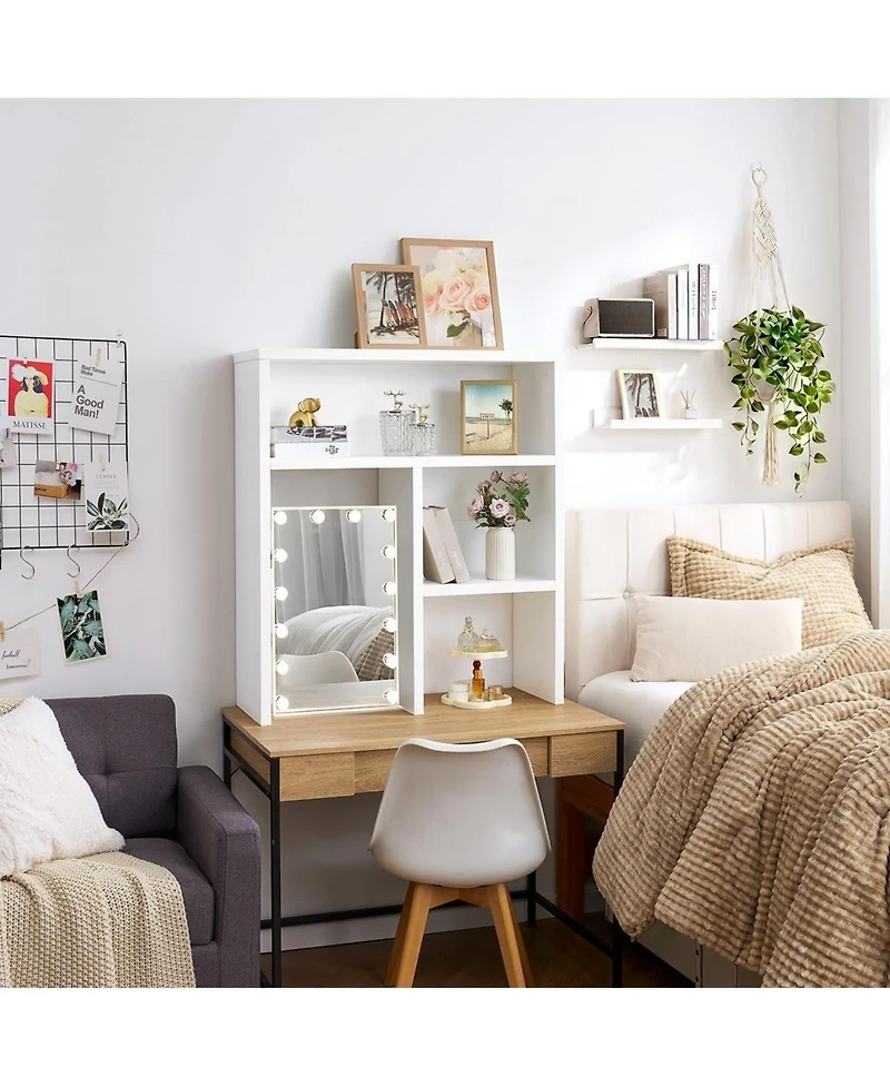 DormCo Yak About It Honeycomb Thick - Desk Bookshelf Hutch