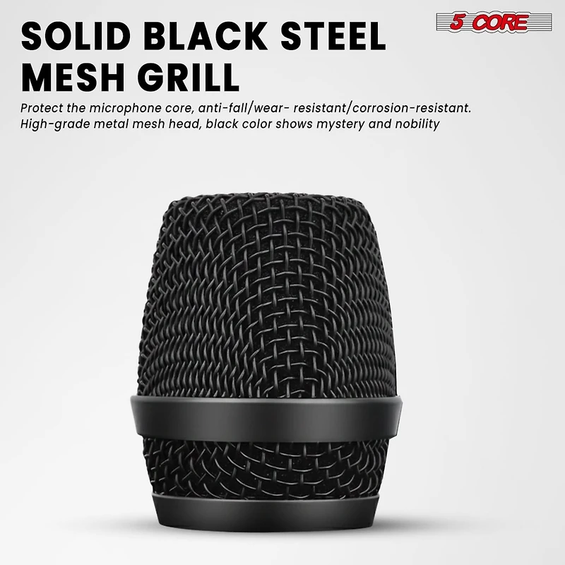5 Core Microphone Wireless Karaoke Singing Mic Rechargeable Microfonos Inalambricos w Rgb Lights