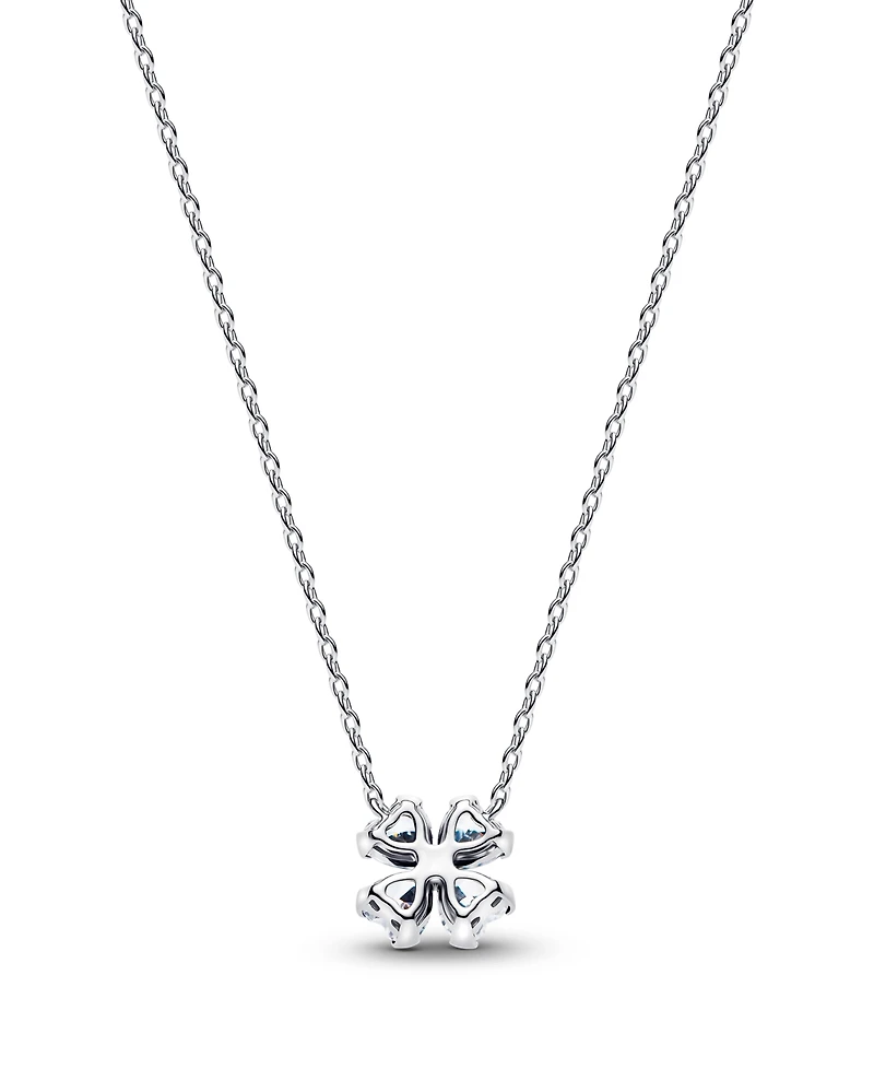 Pandora Sparkling Lucky Clover Pendant Necklace