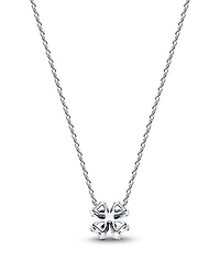 Pandora Sparkling Lucky Clover Pendant Necklace