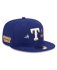 New Era Men's Royal Texas Rangers Looney Tunes Daffy Duck 9FIFTY Snapback Hat