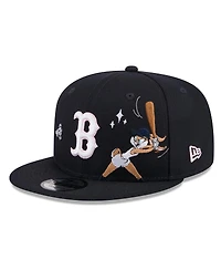 New Era Men's Navy Boston Red Sox Looney Tunes Lola Bunny 9FIFTY Snapback Hat