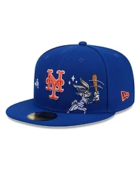 New Era Men's Royal York Mets Looney Tunes Bugs Bunny 59FIFTY Fitted Hat