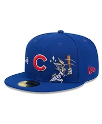 New Era Men's Royal Chicago Cubs Looney Tunes Bugs Bunny 59FIFTY Fitted Hat