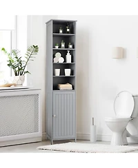 sumyeg 72 Inch Freestanding Tall Bathroom Floor Storage Cabinet