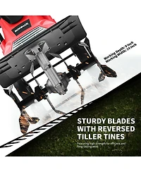 Costway 17-Inch 13.5 Amp Corded Electric Tiller and Cultivator 9'' Tilling Depth
