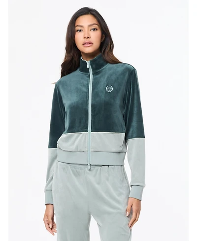 Sergio Tacchini Women's Lina Velour Track Jacket