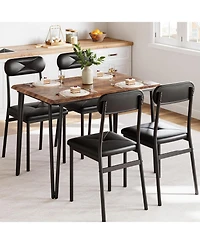gaomon Kitchen Table 4-Piece Dining Table Set For Small Spaces-Apartment Size Kitchen Table