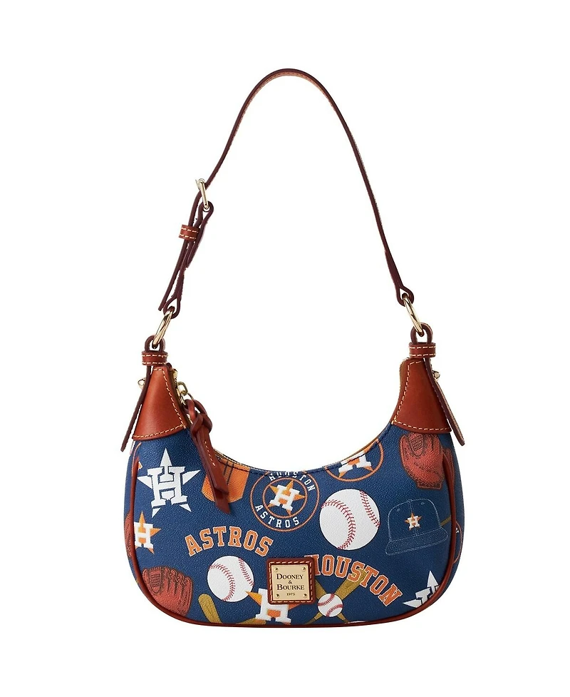 Dooney & Bourke Houston Astros Luca Leather Hobo Purse