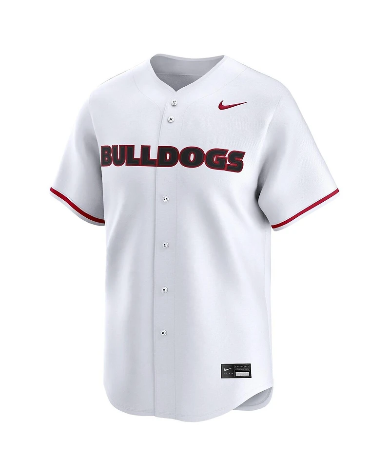 Nike Men's White Georgia Bulldogs Baseball Limited Jersey