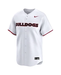Nike Men's White Georgia Bulldogs Baseball Limited Jersey