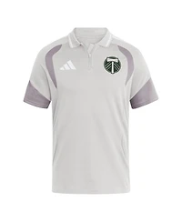 Adidas Men's Silver Portland Timbers 2026 Tiro Competition Polo Shirt