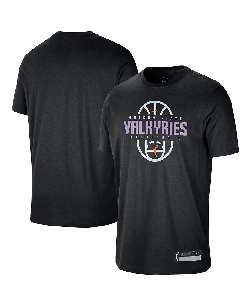 Nike Men's and Women's Black Golden State Valkyries 2026 On-Court Authentic Practice Premium T-Shirt