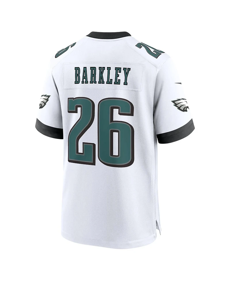 Nike Men's Saquon Barkley White Philadelphia Eagles Game Jersey