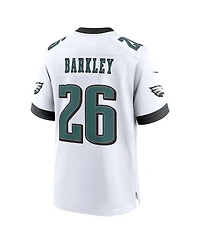 Nike Men's Saquon Barkley White Philadelphia Eagles Game Jersey