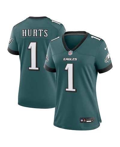 Nike Women's Jalen Hurts Midnight Green Philadelphia Eagles Team Game Jersey
