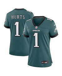 Nike Women's Jalen Hurts Midnight Green Philadelphia Eagles Team Game Jersey