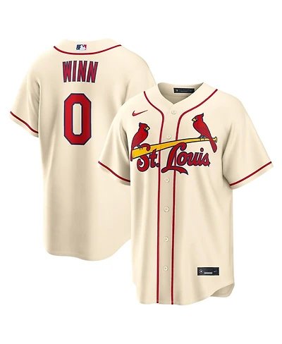 Nike Men's Masyn Winn Cream St. Louis Cardinals Alternate Replica Jersey