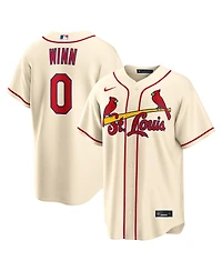 Nike Men's Masyn Winn Cream St. Louis Cardinals Alternate Replica Jersey