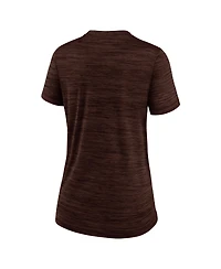 Nike Women's Brown San Diego Padres Authentic Collection Velocity Dri-fit T-Shirt