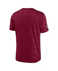 Nike Men's Burgundy Washington Commanders Sideline Double Covered Dri-fit Velocity T-Shirt