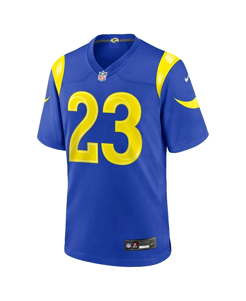 Nike Men's Kyren Williams Royal Los Angeles Rams Team Game Player Jersey