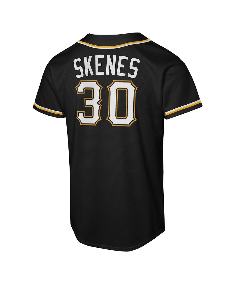 Nike Big Boys and Girls Paul Skenes Black Pittsburgh Pirates Fashion Replica Player Jersey