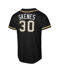 Nike Big Boys and Girls Paul Skenes Black Pittsburgh Pirates Fashion Replica Player Jersey