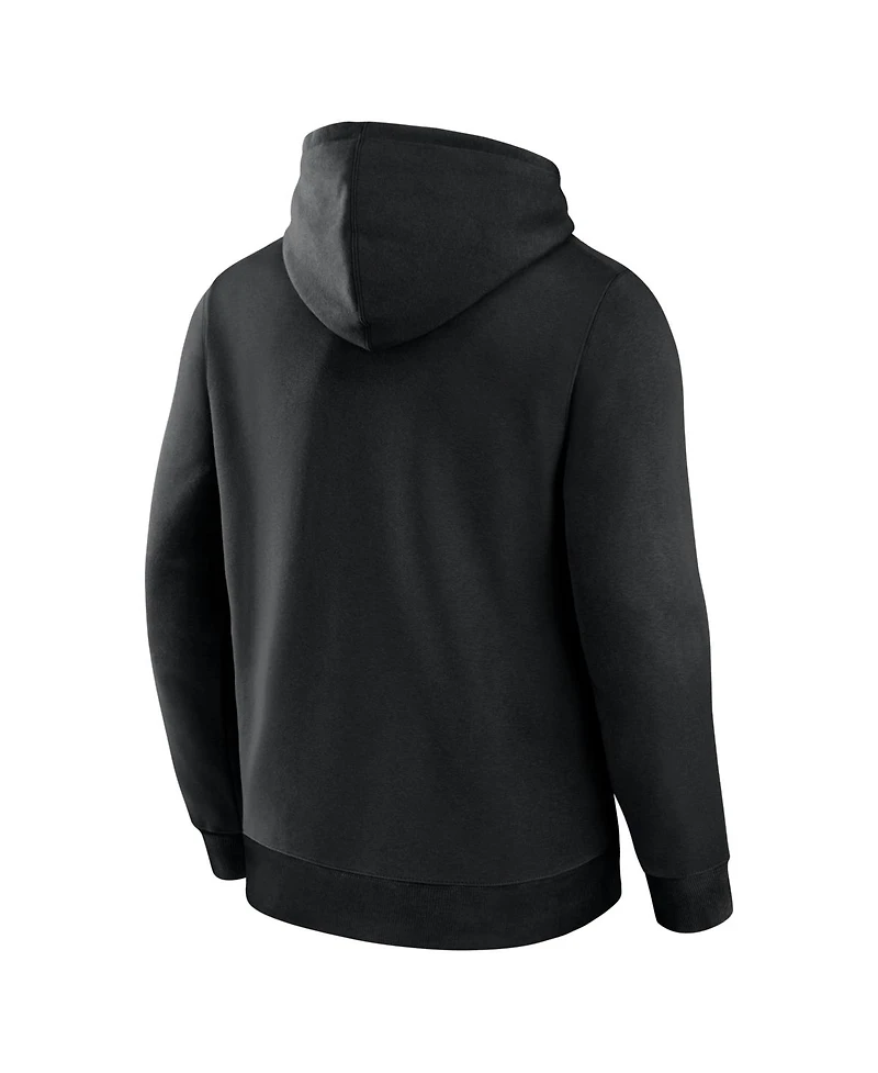 Logo Athletic Men's Black Pittsburgh Pirates Wordmark Hoodie