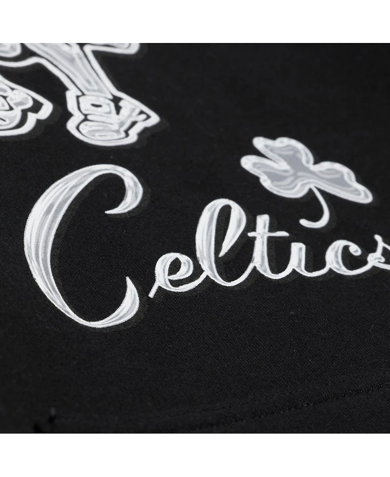 Mitchell & Ness Men's Black Boston Celtics Chrome Hoodie