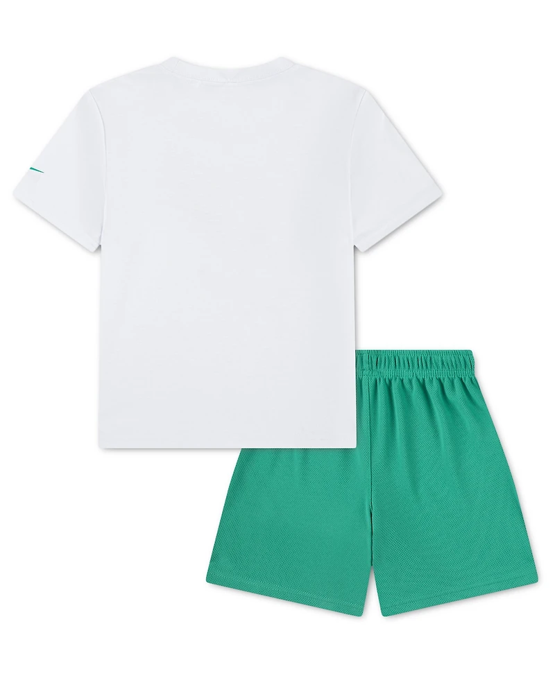Nike Boys' 4-7X Graphic Baseball T-Shirt and Mesh Shorts, 2-Piece Set